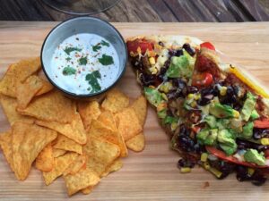 Vegetarische mexicaanse pizza - foto 3