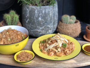 Nasi Goreng met kip en garnalen - foto 4