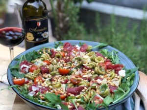 Pastasalade met pesto en carpaccio - foto 4