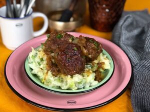 Andijviestamppot met ras el hanout gehaktballetjes - foto 2