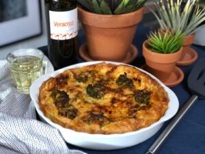 Hartige taart met broccoli en paprika - foto 3