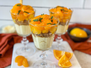 Koningsdag trifle met mandarijn, mango en perzik - foto 3