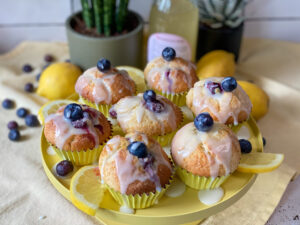 Cupcakes met citroen en blauwe bessen - foto 10