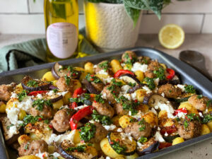 Krieltjes ovenschotel met aubergine en courgette - foto 9