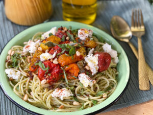 pasta pesto met geroosterde tomaten - foto 5
