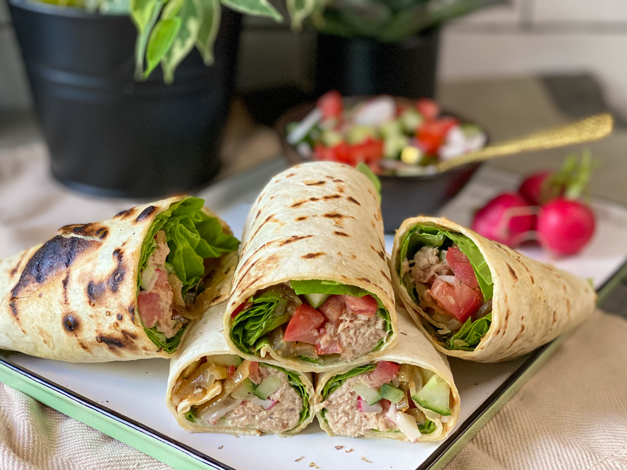 Wraps met tonijn en gekarameliseerde uien - foto 5