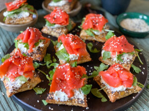 Bladerdeeghapje met zalm en Boursin - foto 9
