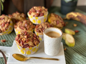 cupcakes met banaan en gesuikerde pinda's - foto 8