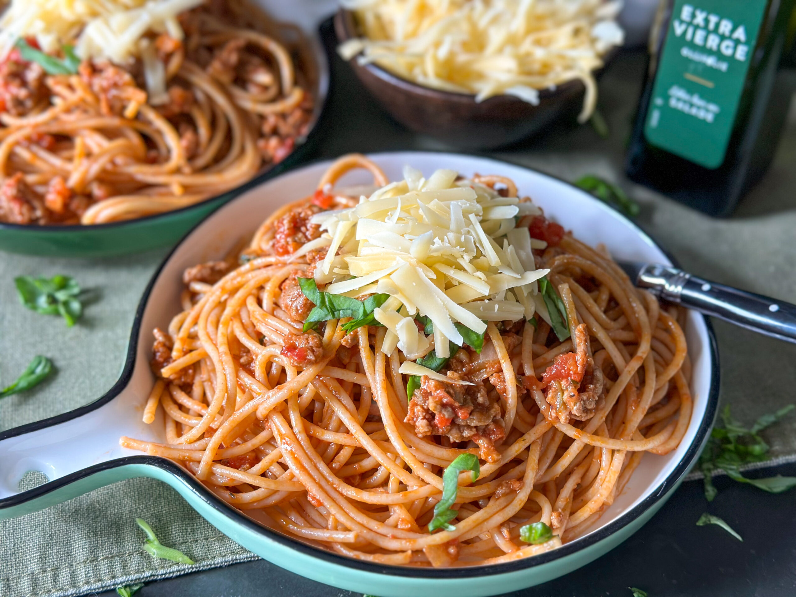 spaghetti in tomatensaus met harissa - foto 5