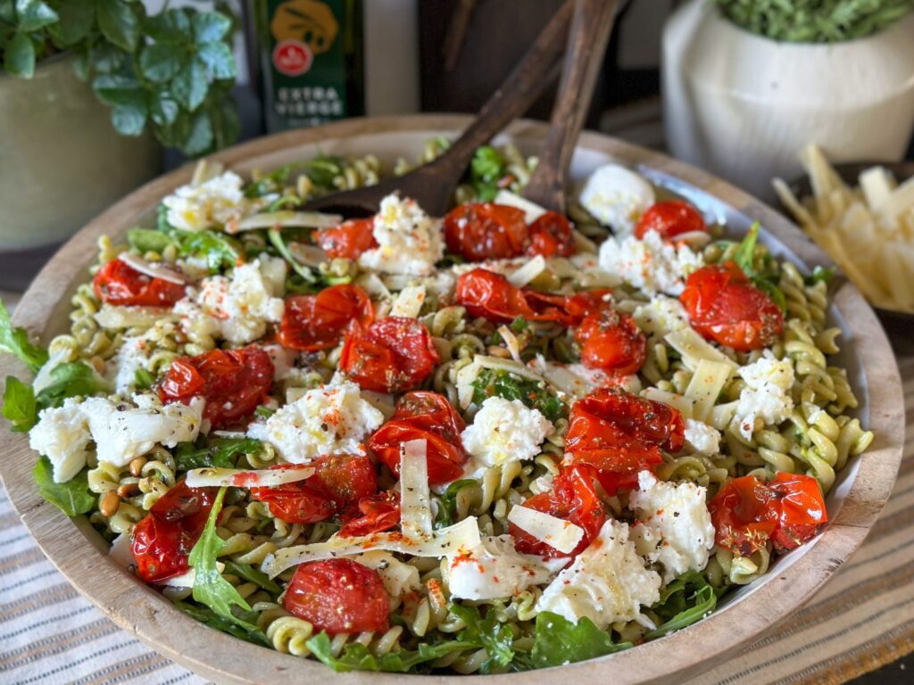 pastasalade met pesto uit weekmenu 19