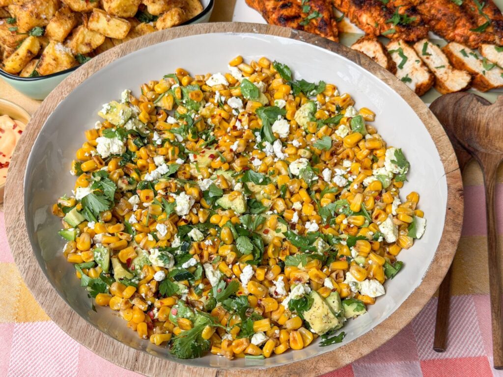 Mexicaanse maïssalade met feta - recept uit weekmenu 13