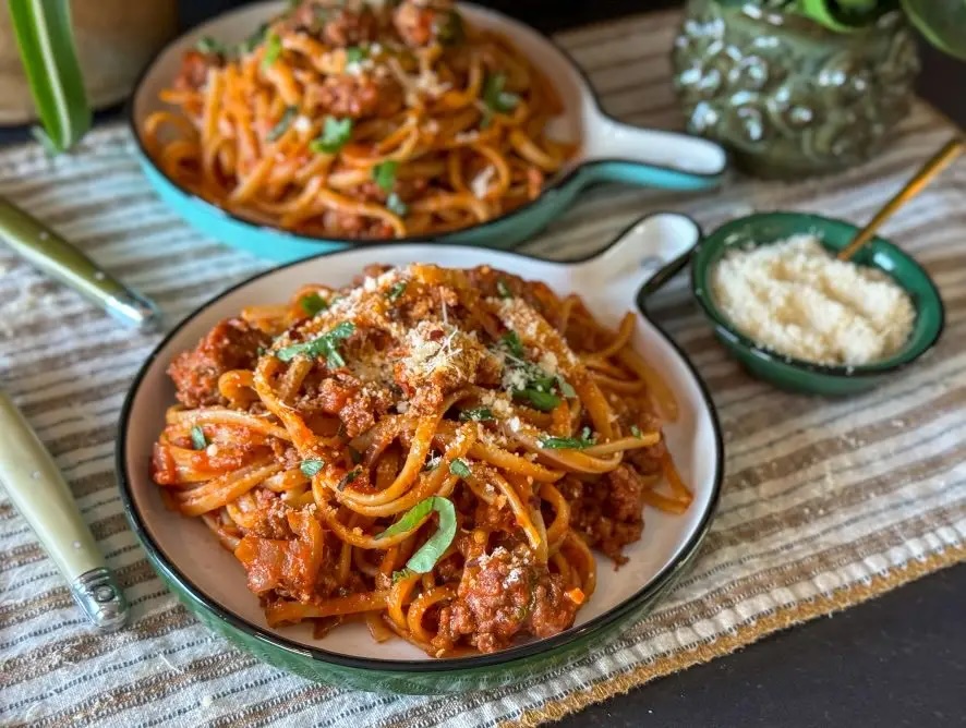 spaghetti in tomatensaus met gehakt, recept budgetkoken