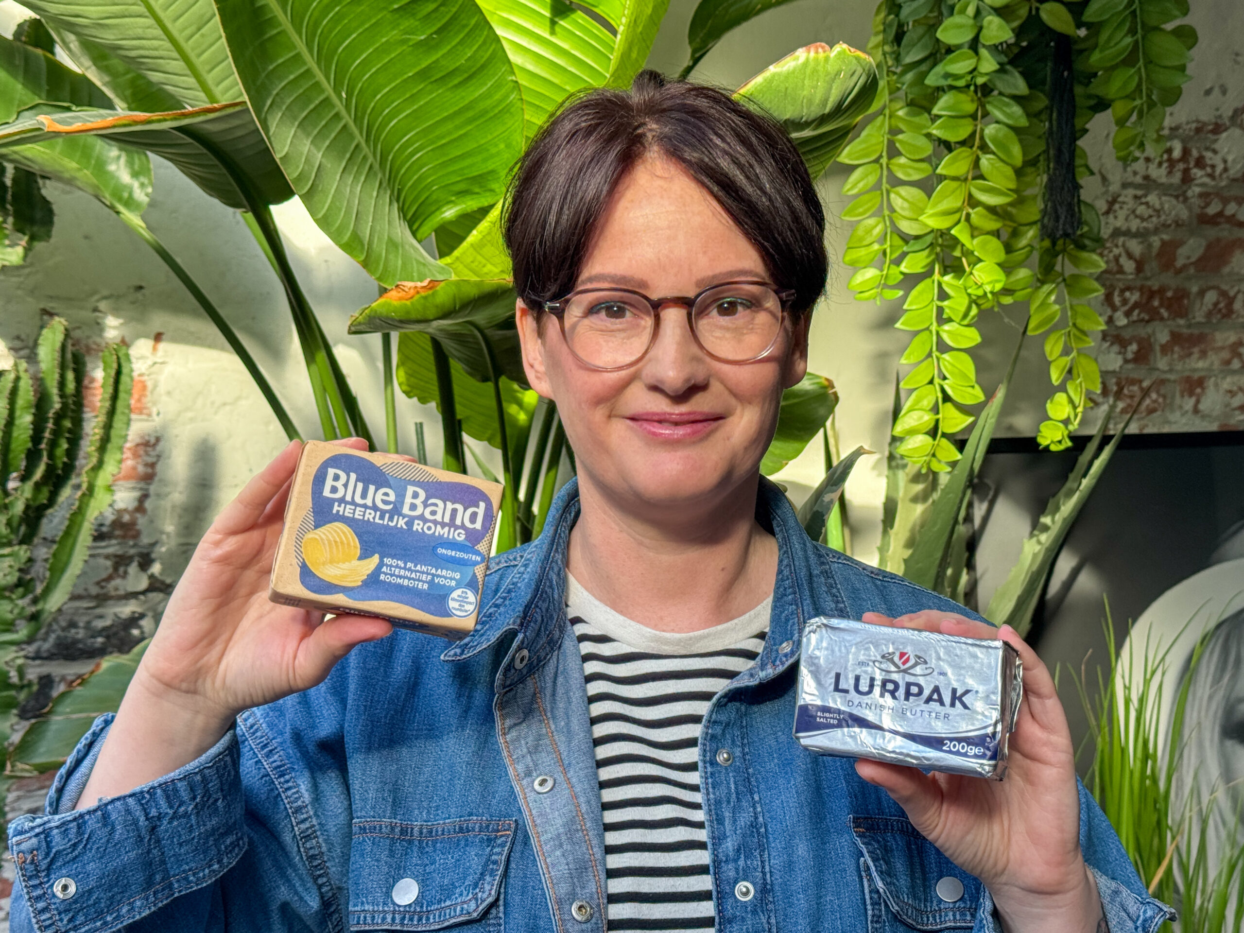 wat is het verschil tussen roomboter, magarine en plantaardige roomboter van Blue Band