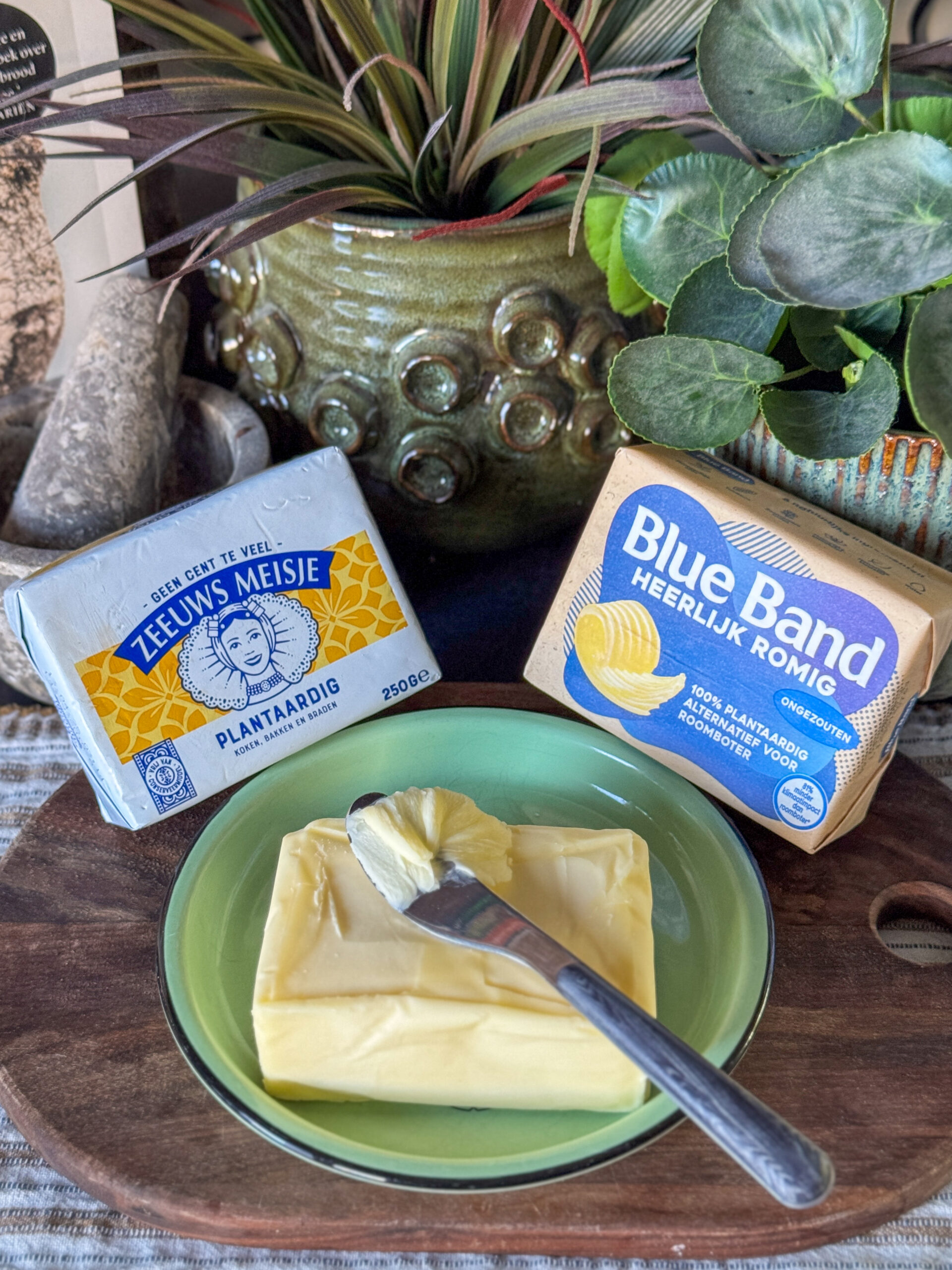 wat is het verschil tussen roomboter en margarine
