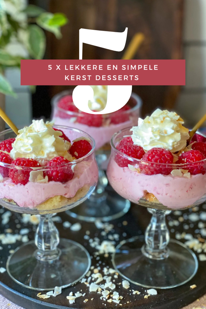 5 x simpele kerst desserts