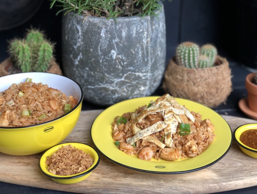 nasi goreng met garnalen en kip nasi recepten voor het gezin