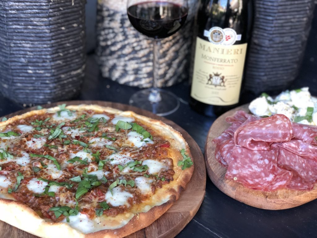 pizza bolognese