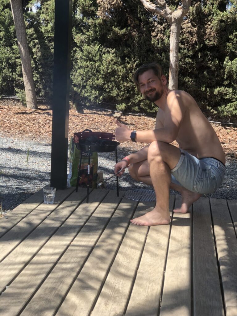 bbq op vakantie