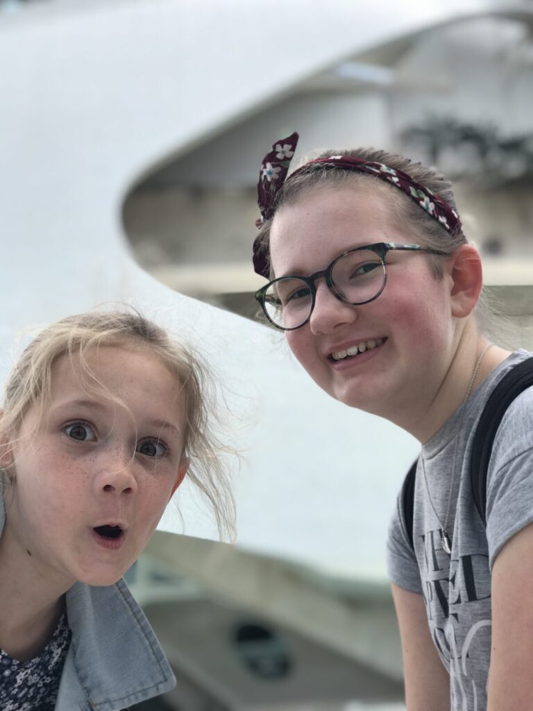 Familie over de Kook in Valencia