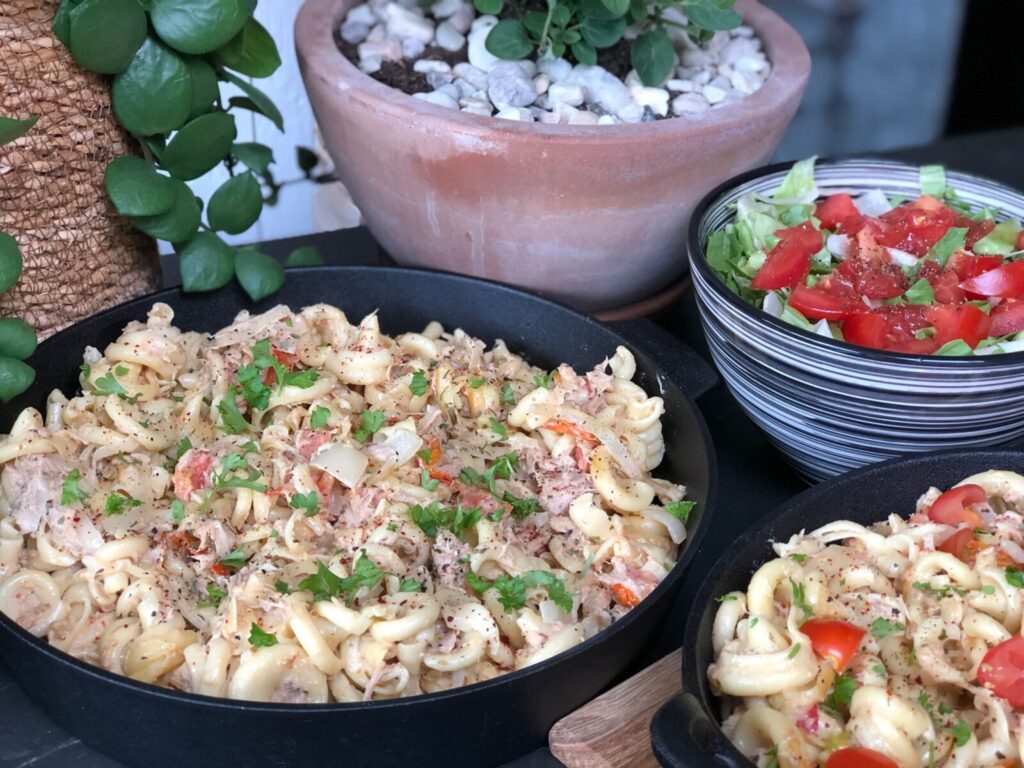 pasta met tonijn roomsaus