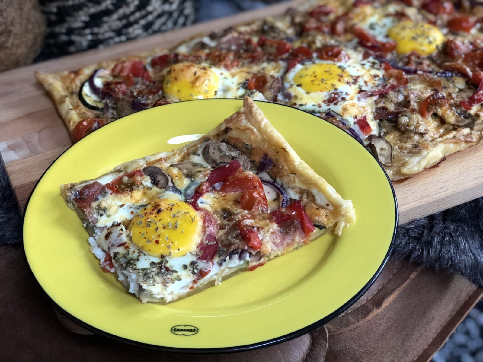 recept Italiaanse plaattaart met groenten en ei