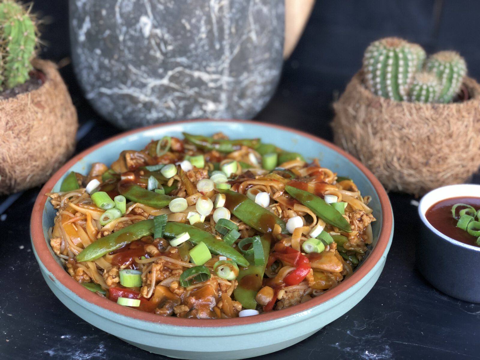 recept bami met pangangsaus en groenten ipv ajam of babi pangang
