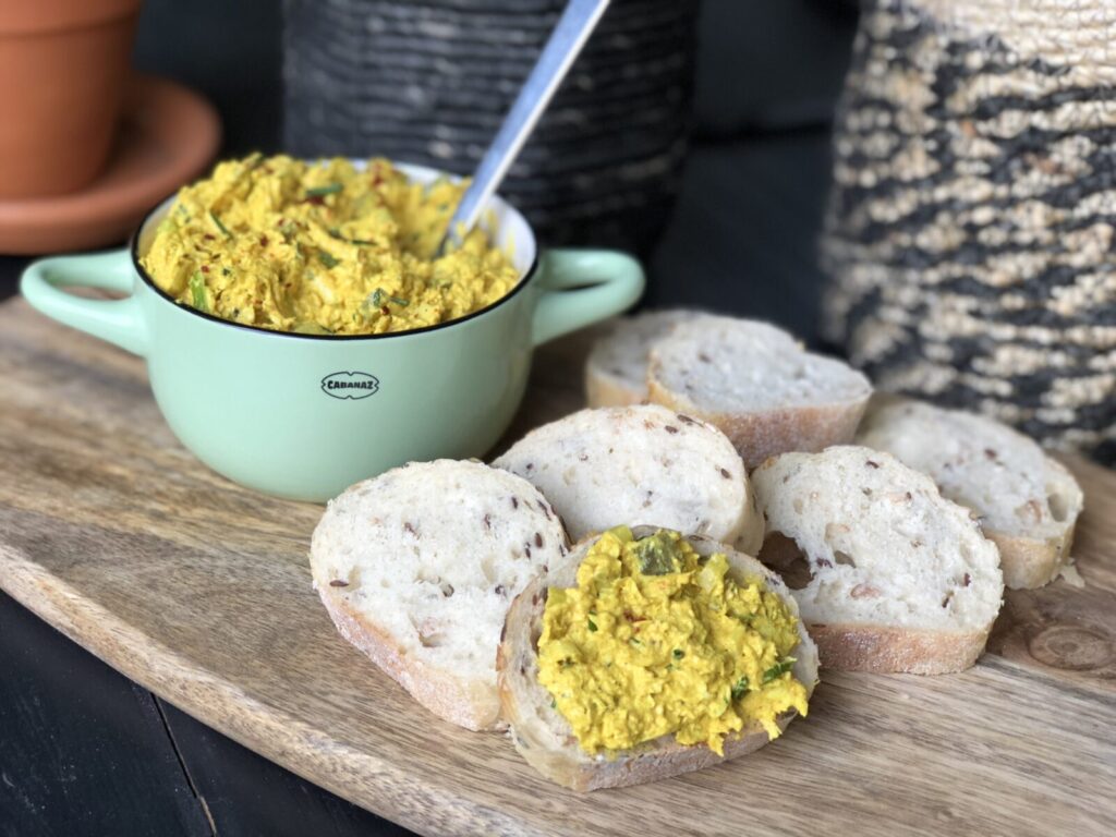 recept zelf kip kerrie salade maken