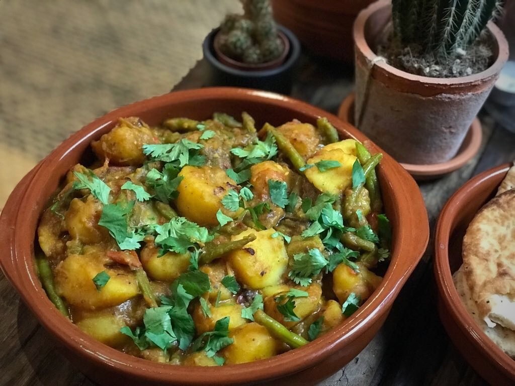 vegetarische Indiase stoofschotel