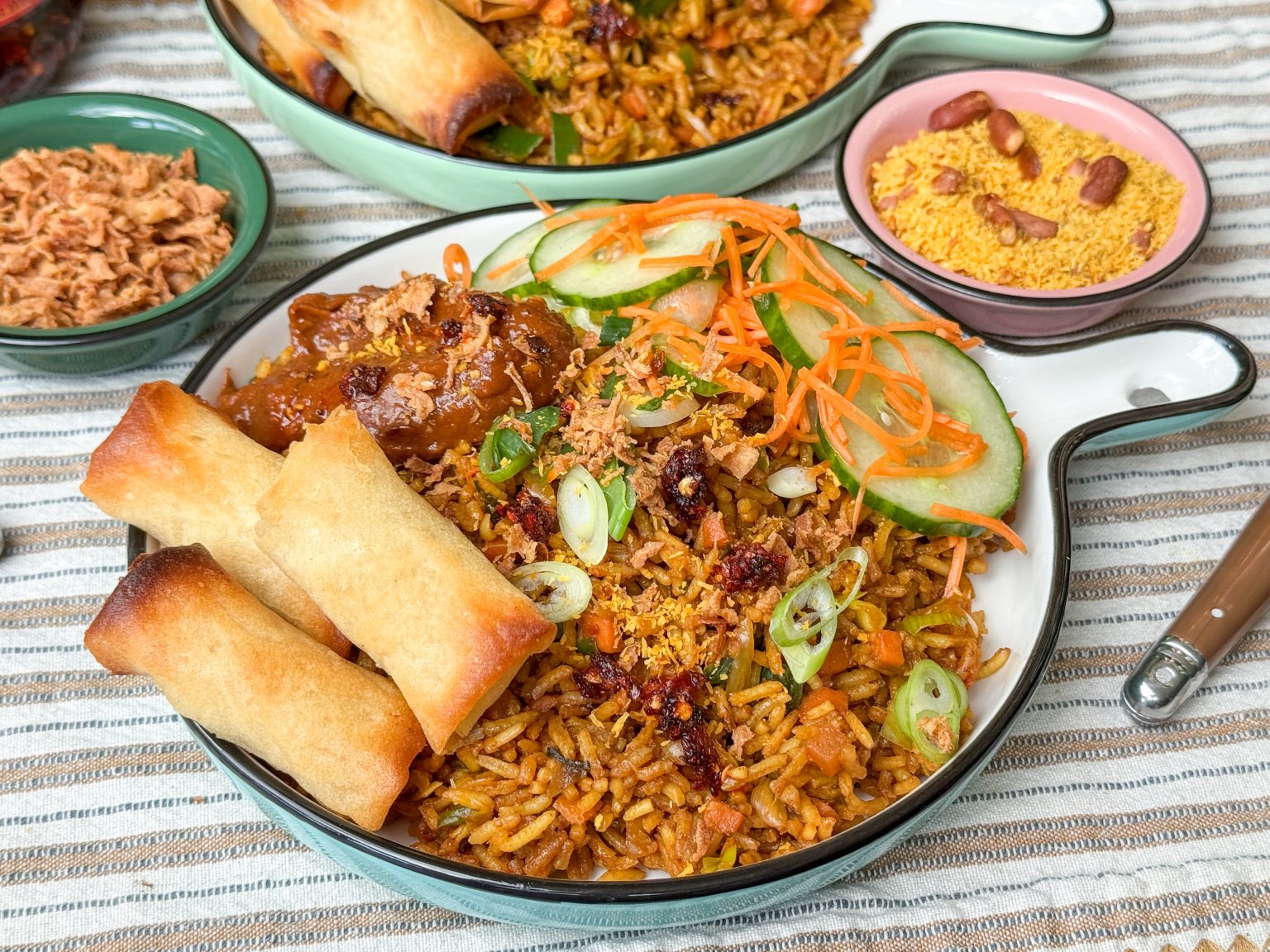 Vegetarische nasi recept weekmenu