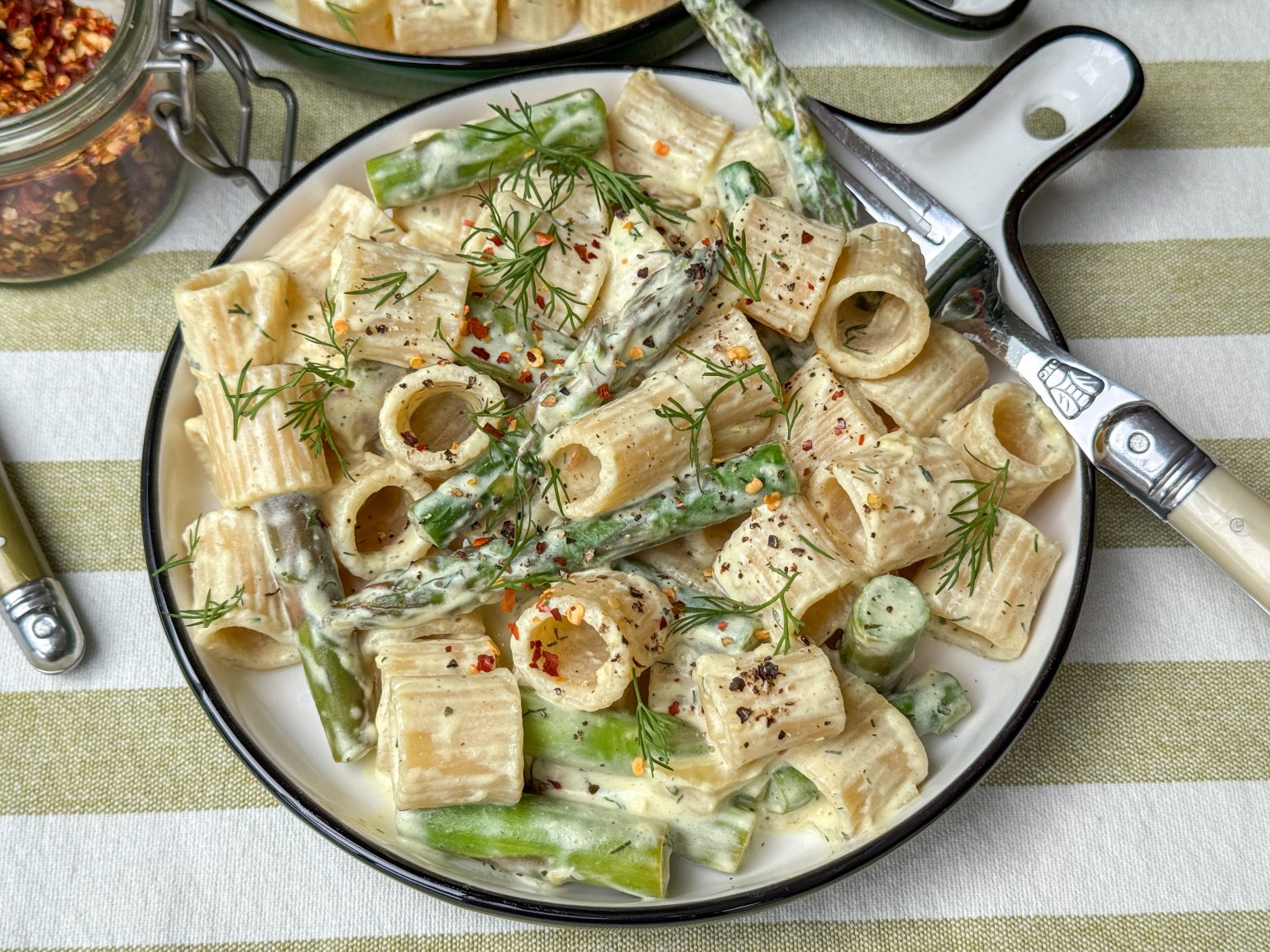 Seizoensgroenten april recepten pasta groene asperges