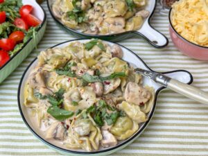Tortellini boursin roomsaus champignons recept - foto 2