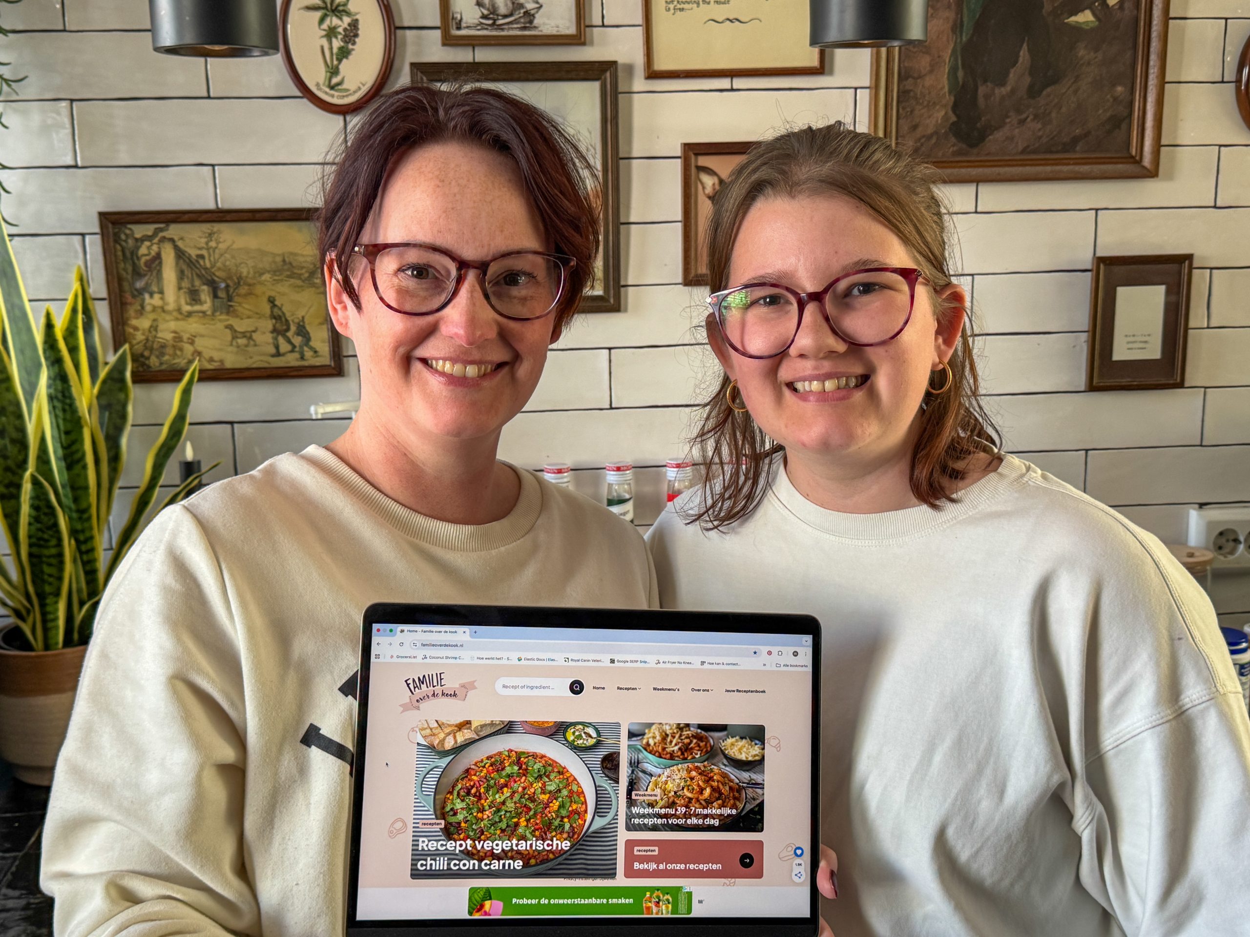 Nieuwe website familie over de kook