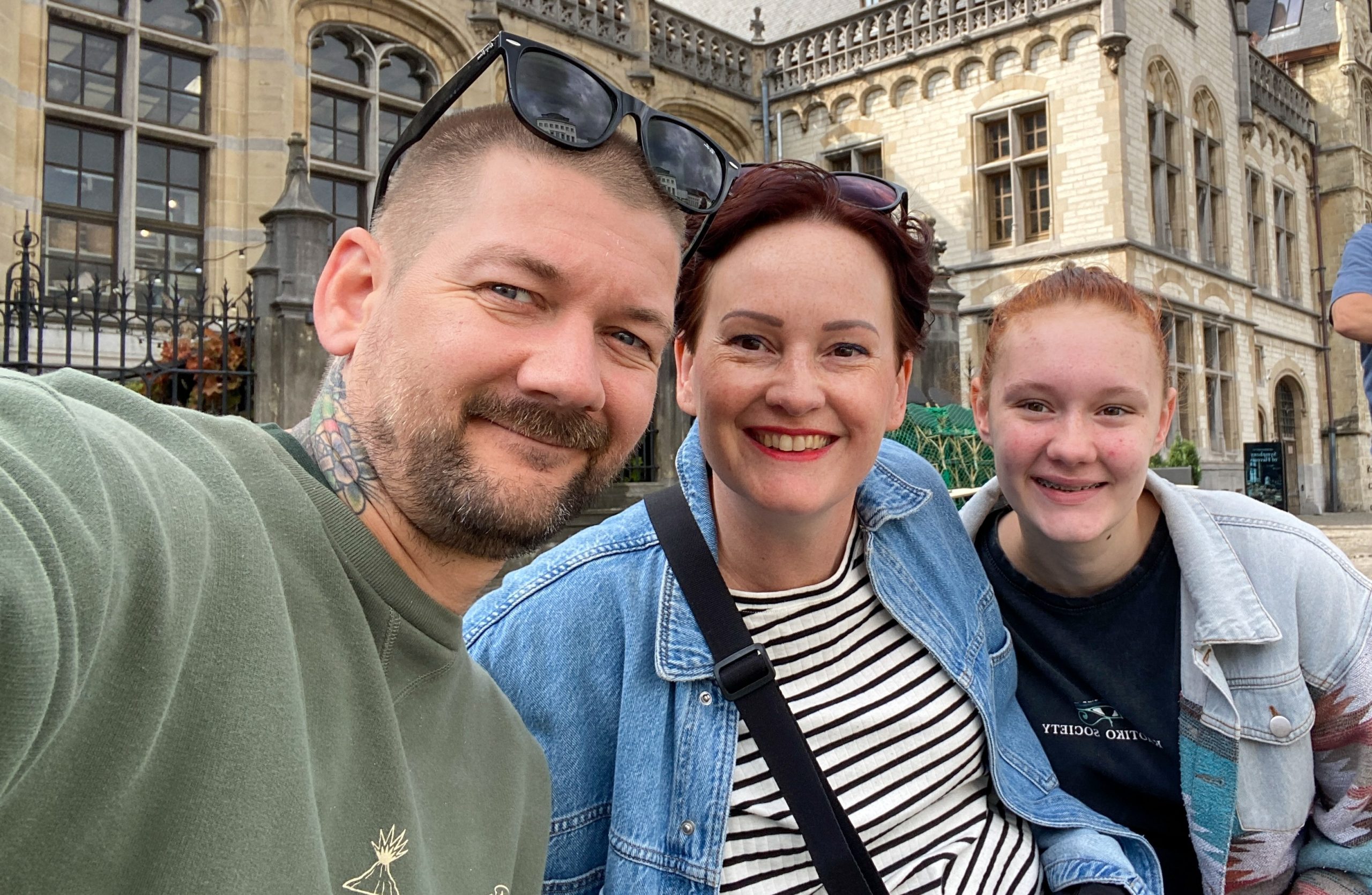 Thuis bij familie over de kook week
