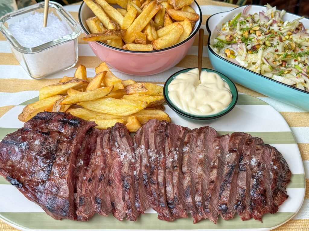Flat iron steak bbq recept