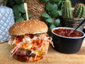Amerikaanse hamburger