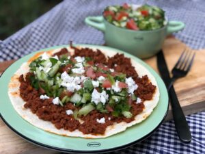 Gezonde turkse pizza