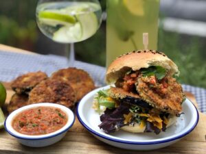Aubergine burger - foto 2