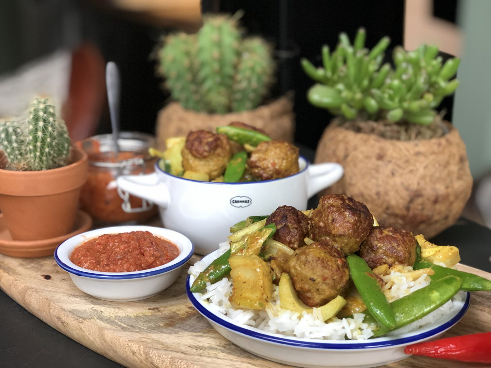Thaise gehaktballetjes in rode currysaus - foto 5