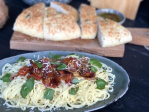 pasta met geroosterde tomaten uit de oven - foto 5