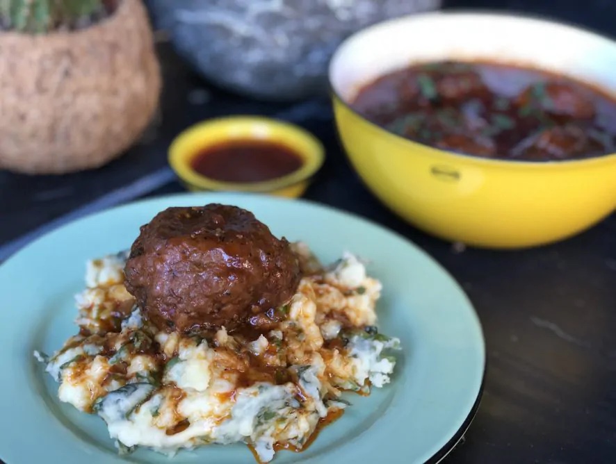 Surinaamse gehaktballen in pittige jus - foto 2