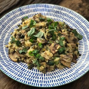 Vegetarisch recept: Orzo risotto met paddenstoelen - foto 2