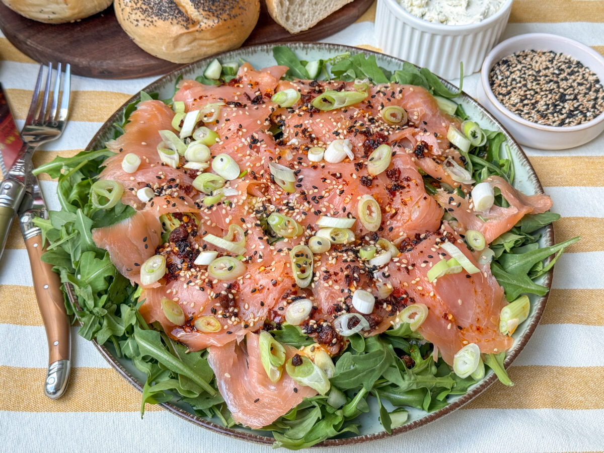 Zalm carpaccio aziatische dressing - foto 2