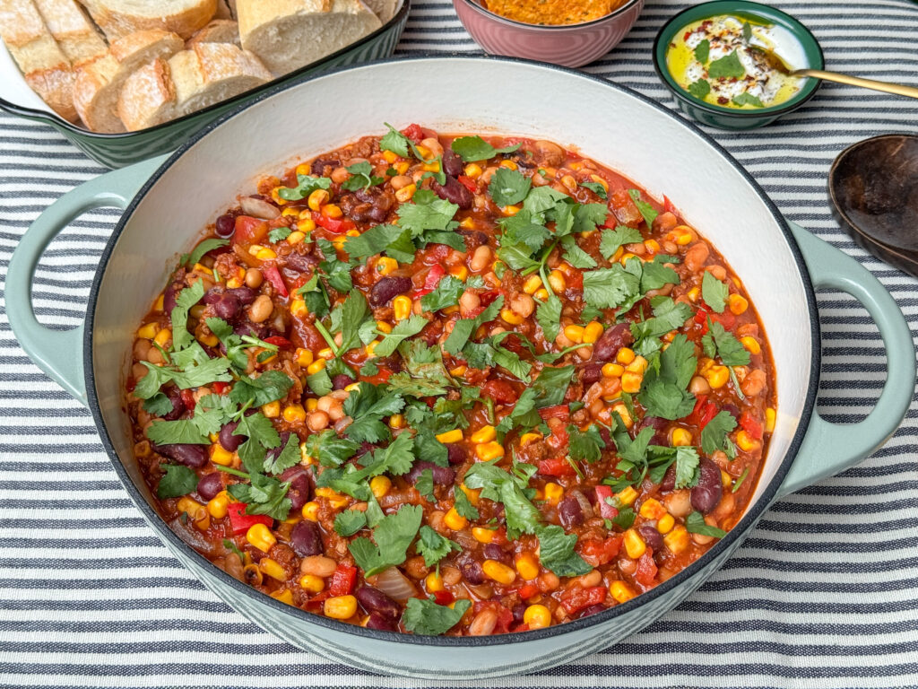 Vegetarische chili con carne homepage