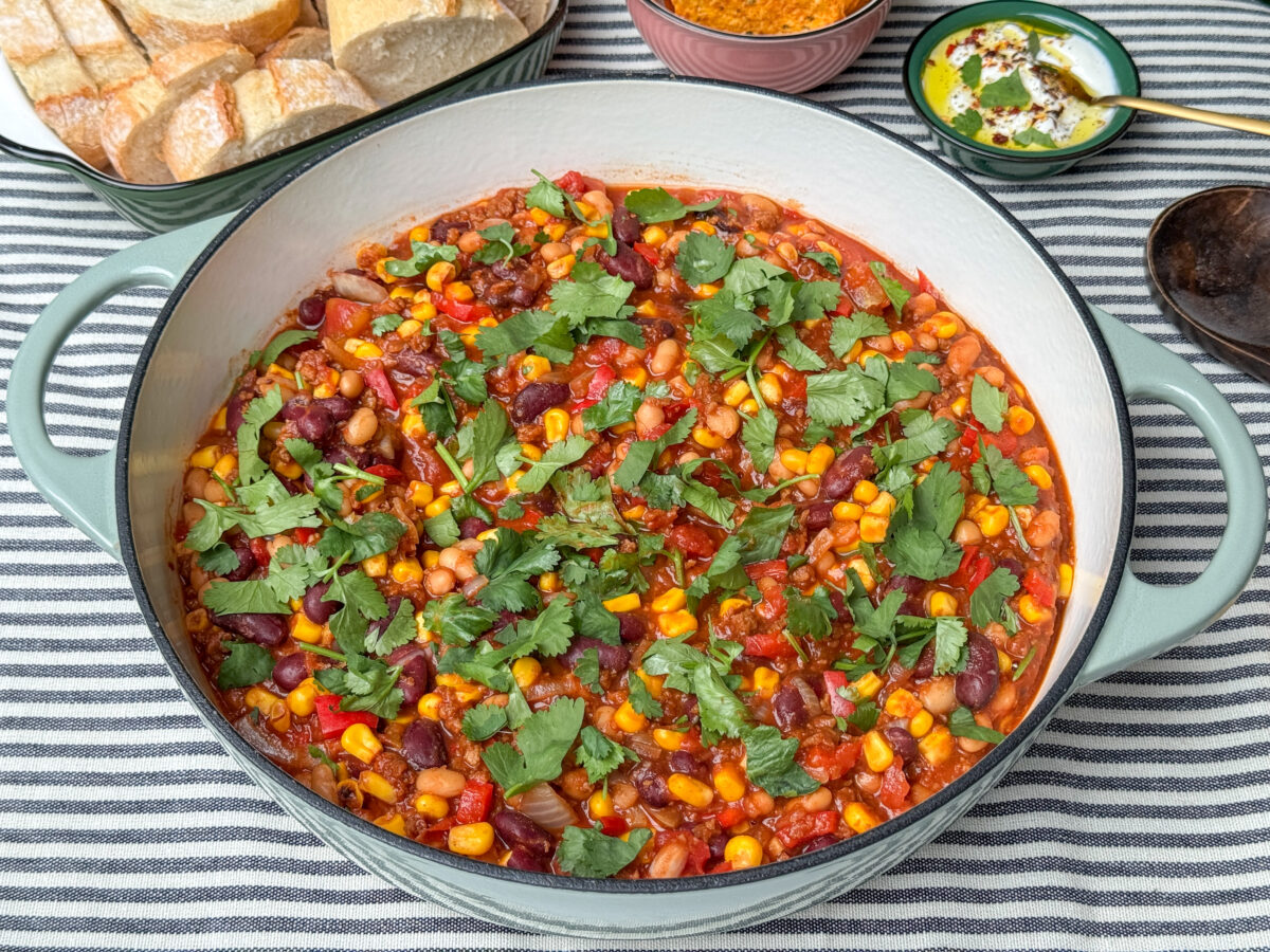Vegetarische chili con carne homepage