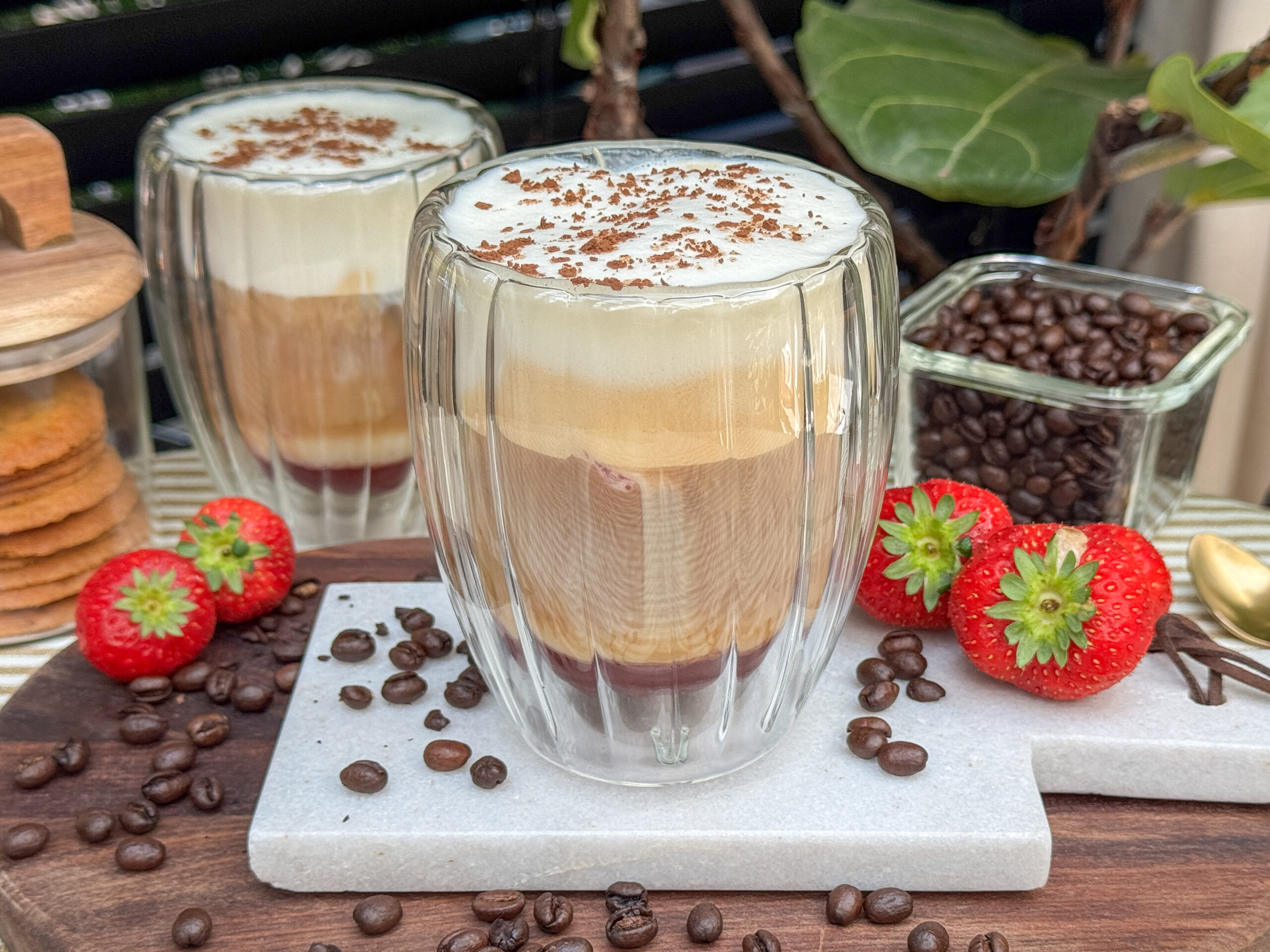Aardbeien ijskoffie recept