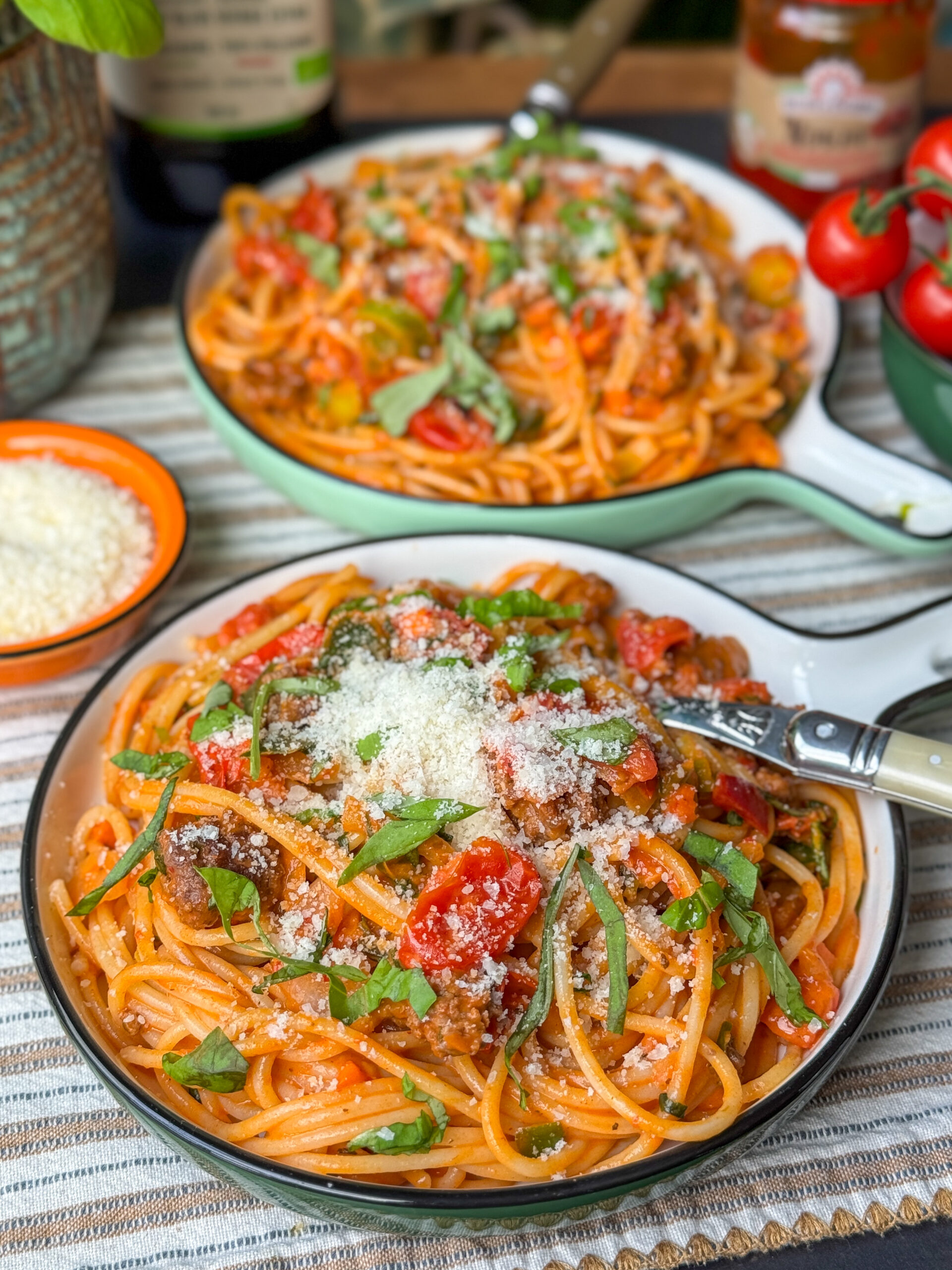 Pasta met nduja een eenvoudig en romig recept