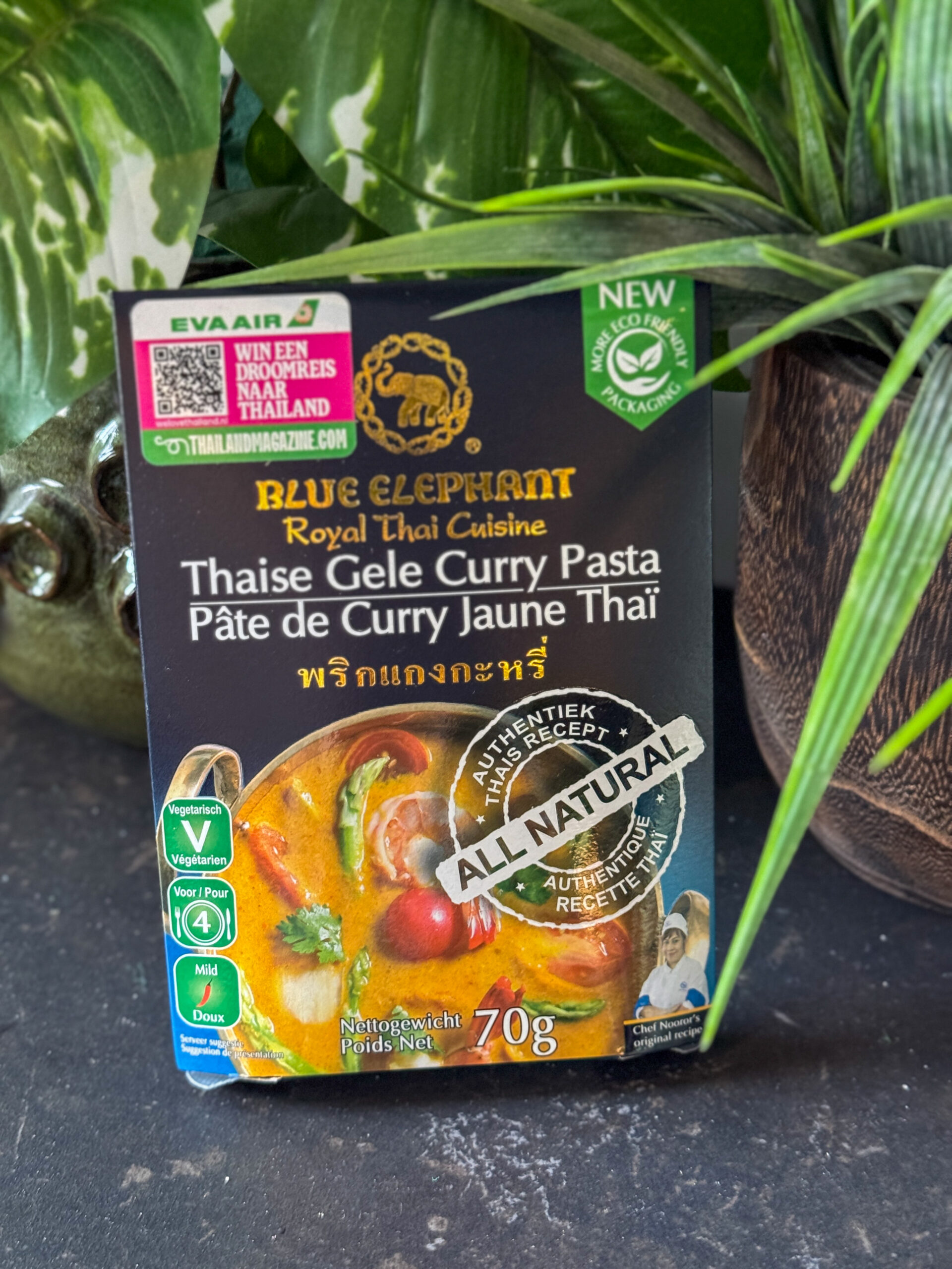 gele currypasta