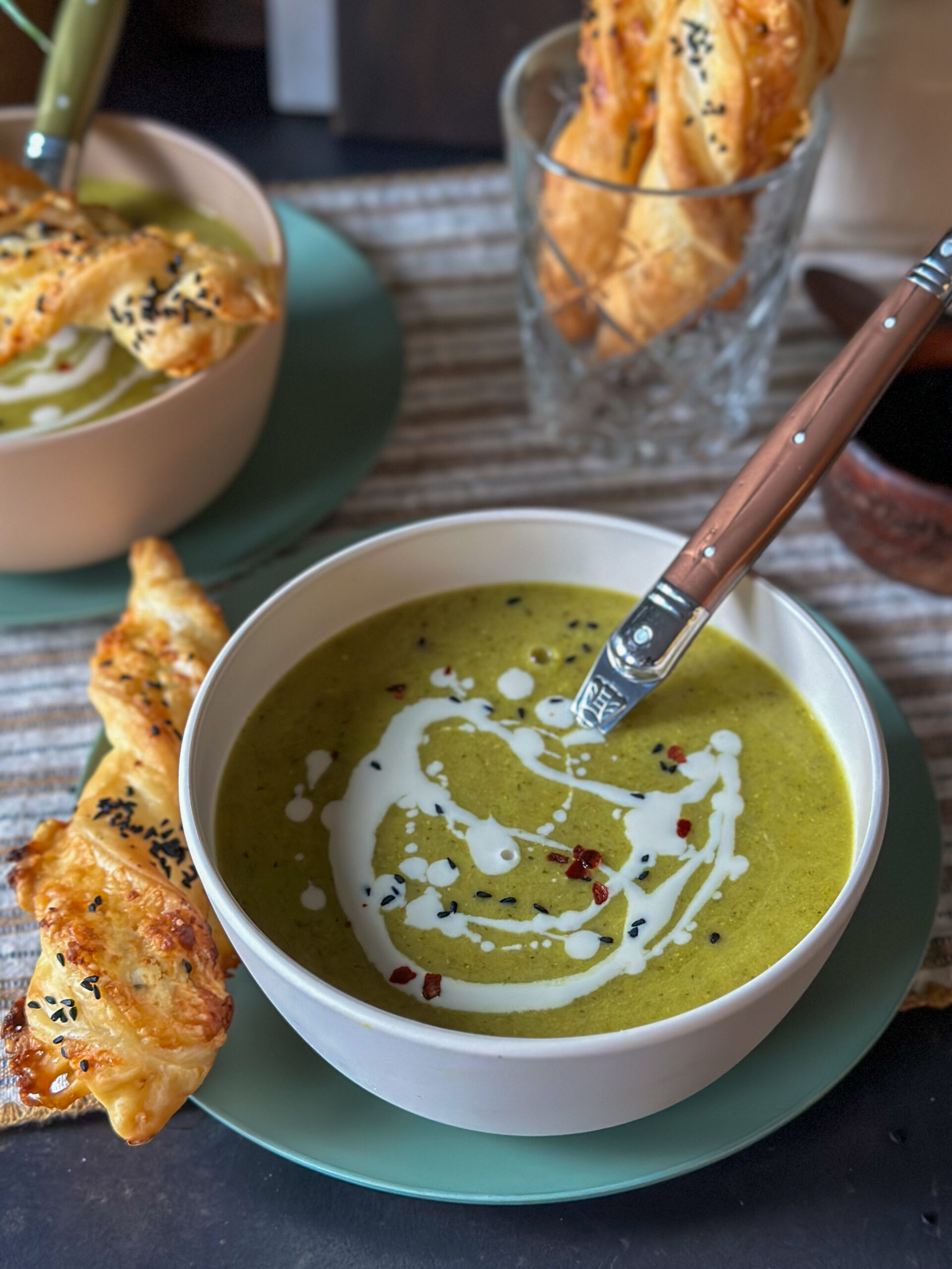 broccolisoep met courgette 