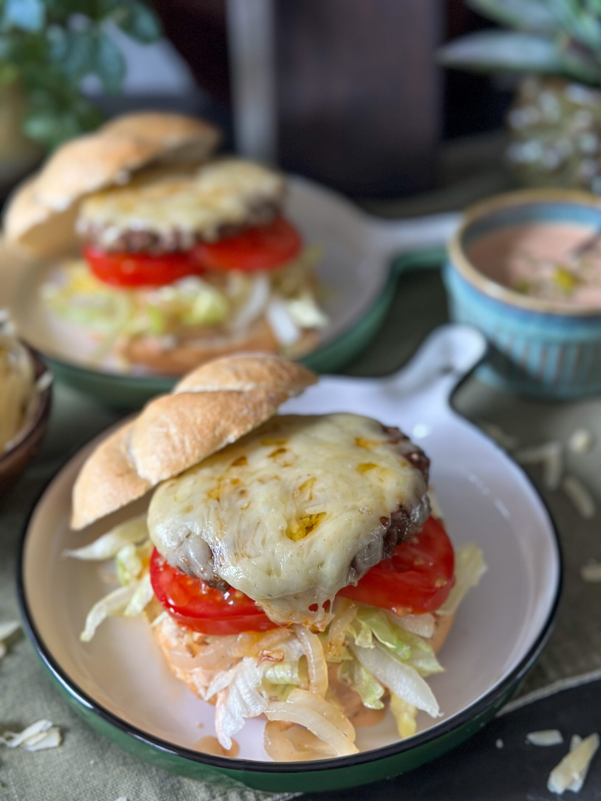 burger met oude kaas