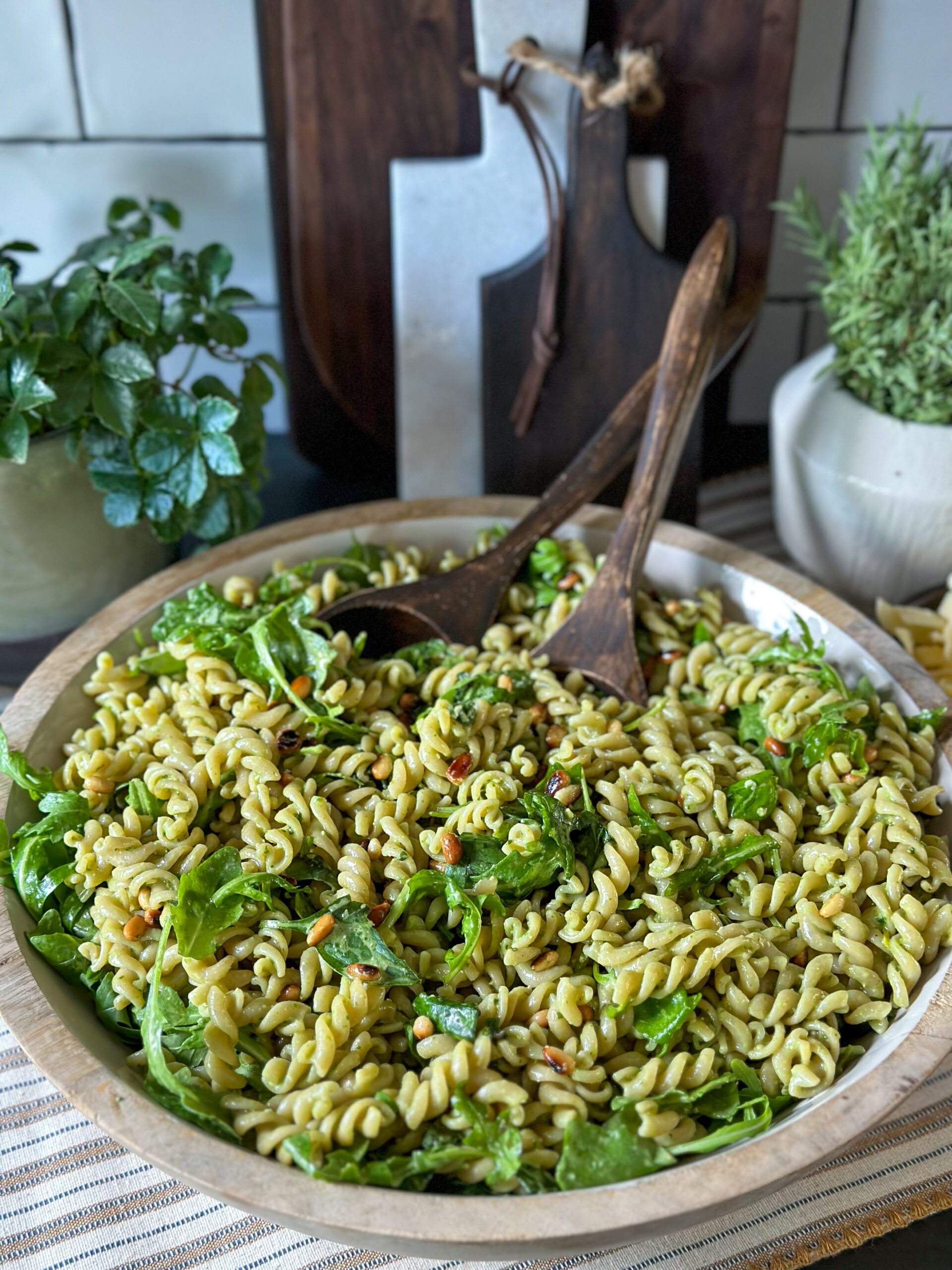 pastasalade met pesto